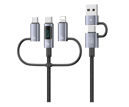 Kabel USAMS Kabel 6w1 Fast charging 60W 2m Aluminuim